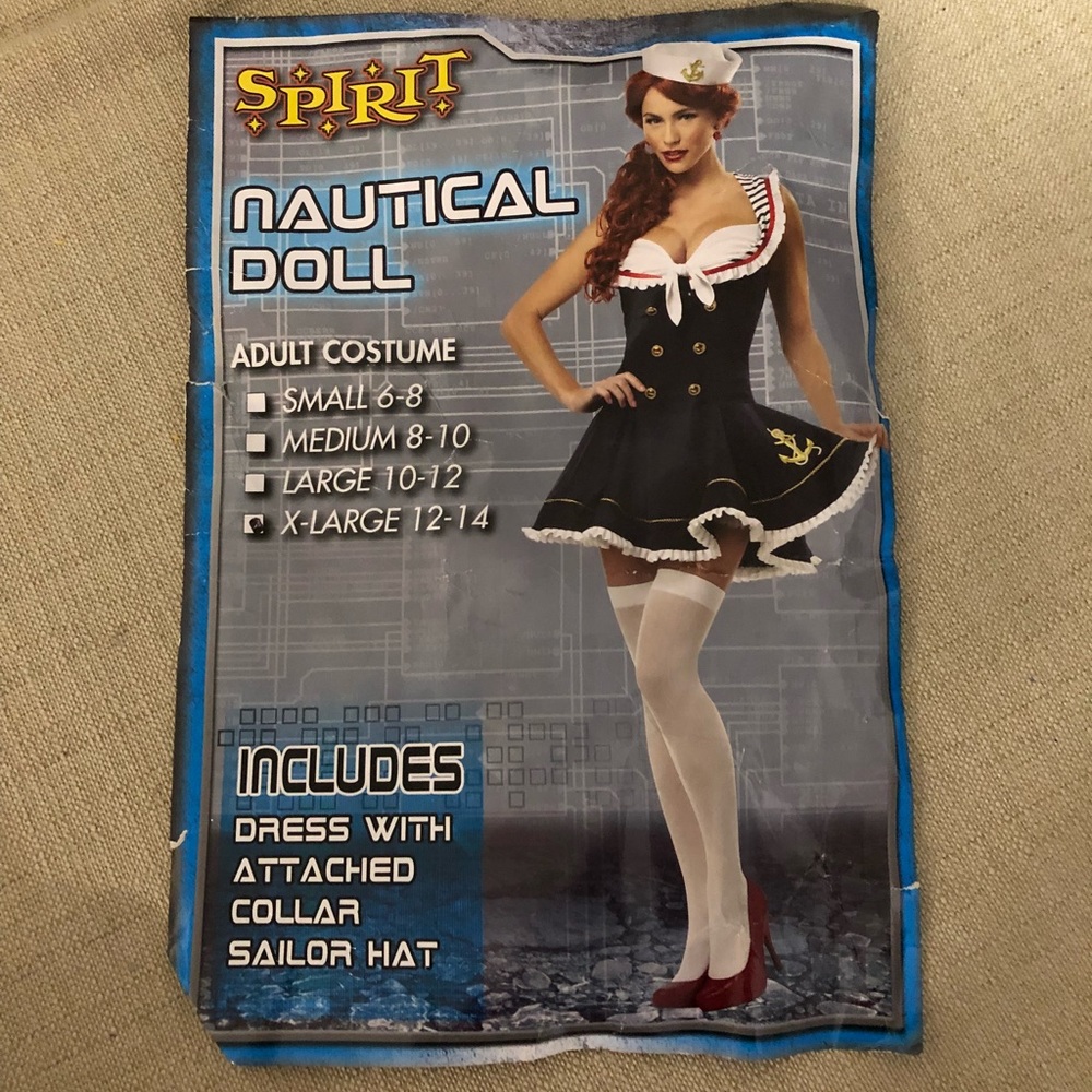 Spirit Nautical/Sailor Women's costume XL (12-14)